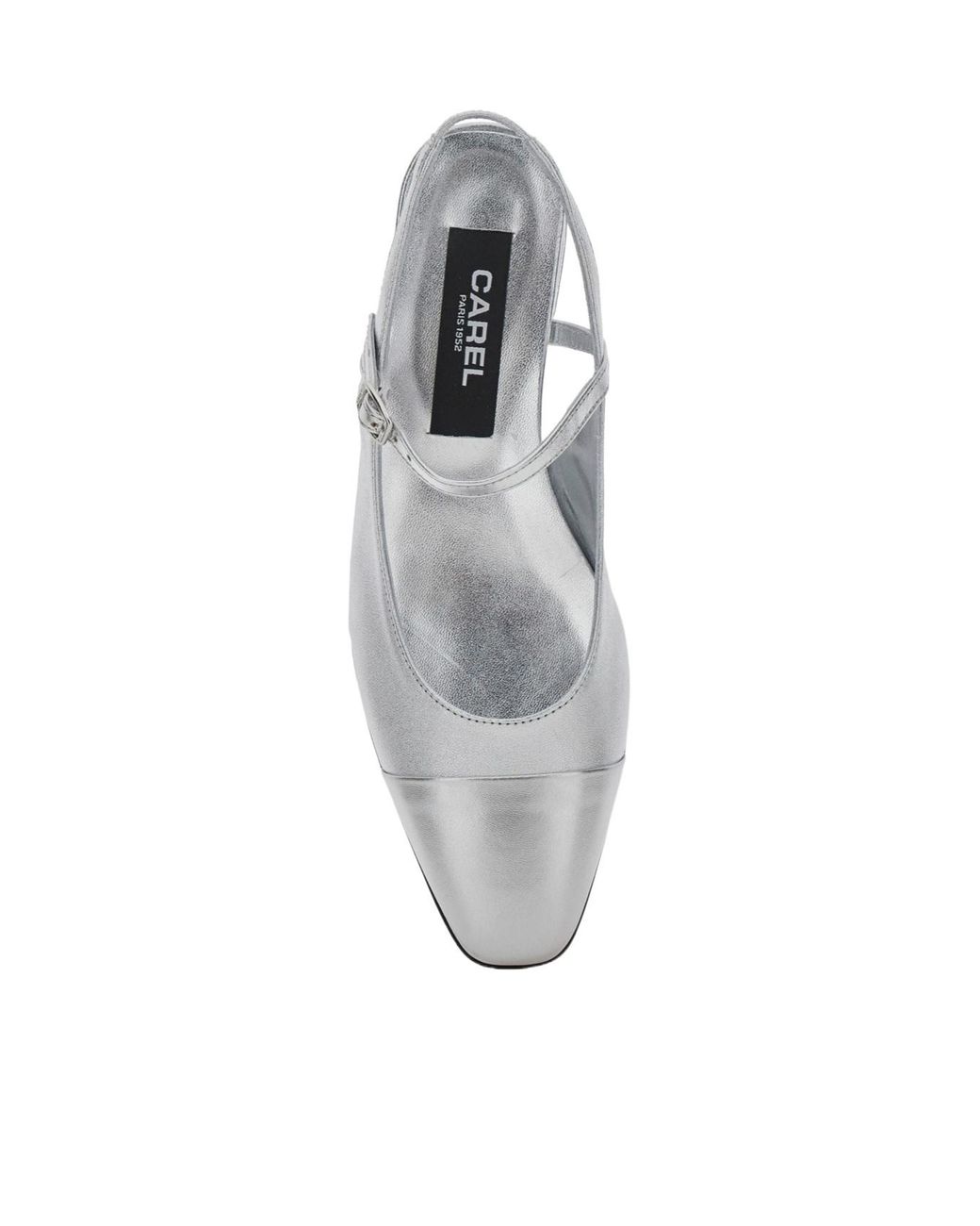 CAREL PARIS White Metallic Oceano Pumps
