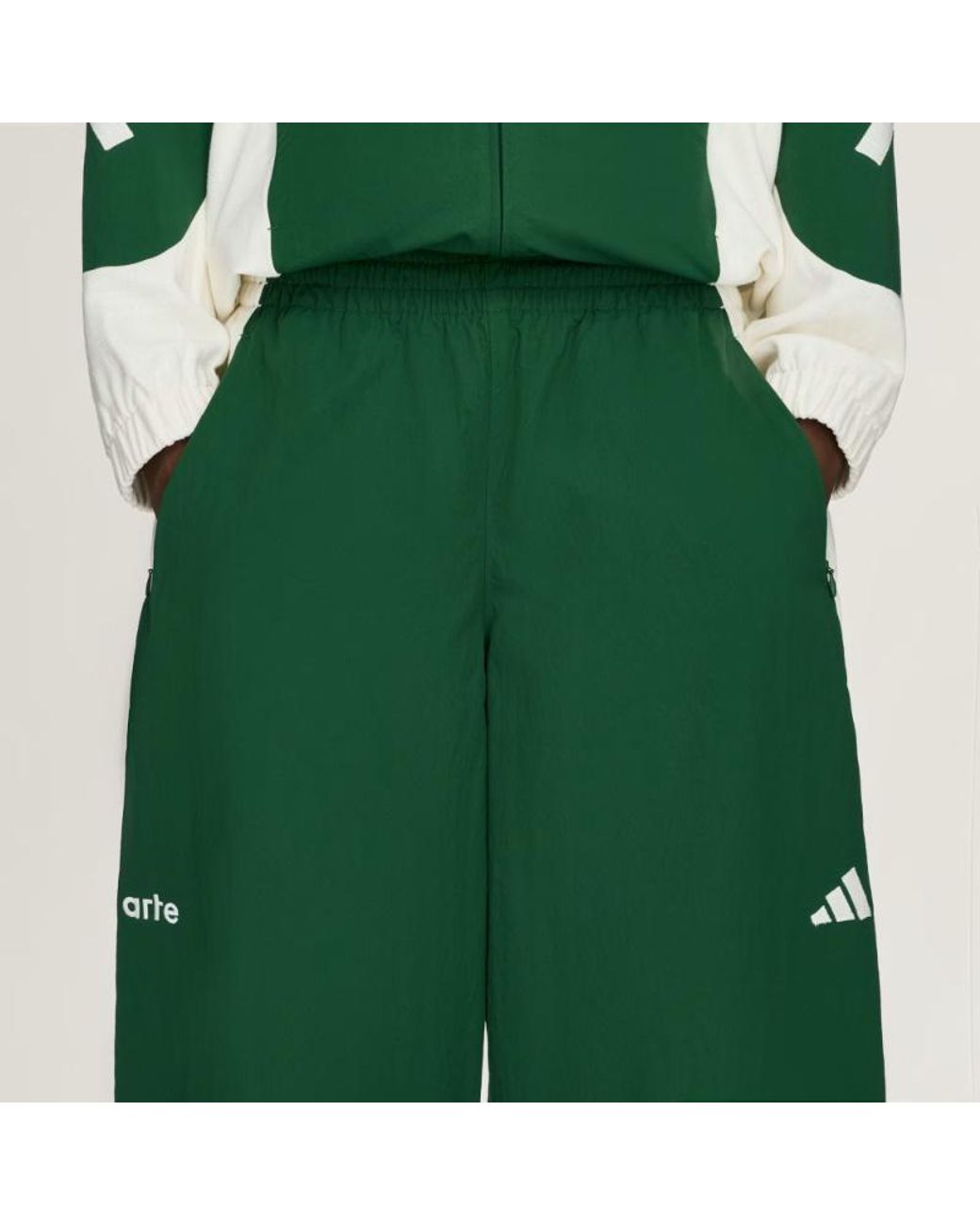 Adidas Green X Arte Antwerp Z.N.E. Straight-Leg Track Pants for men