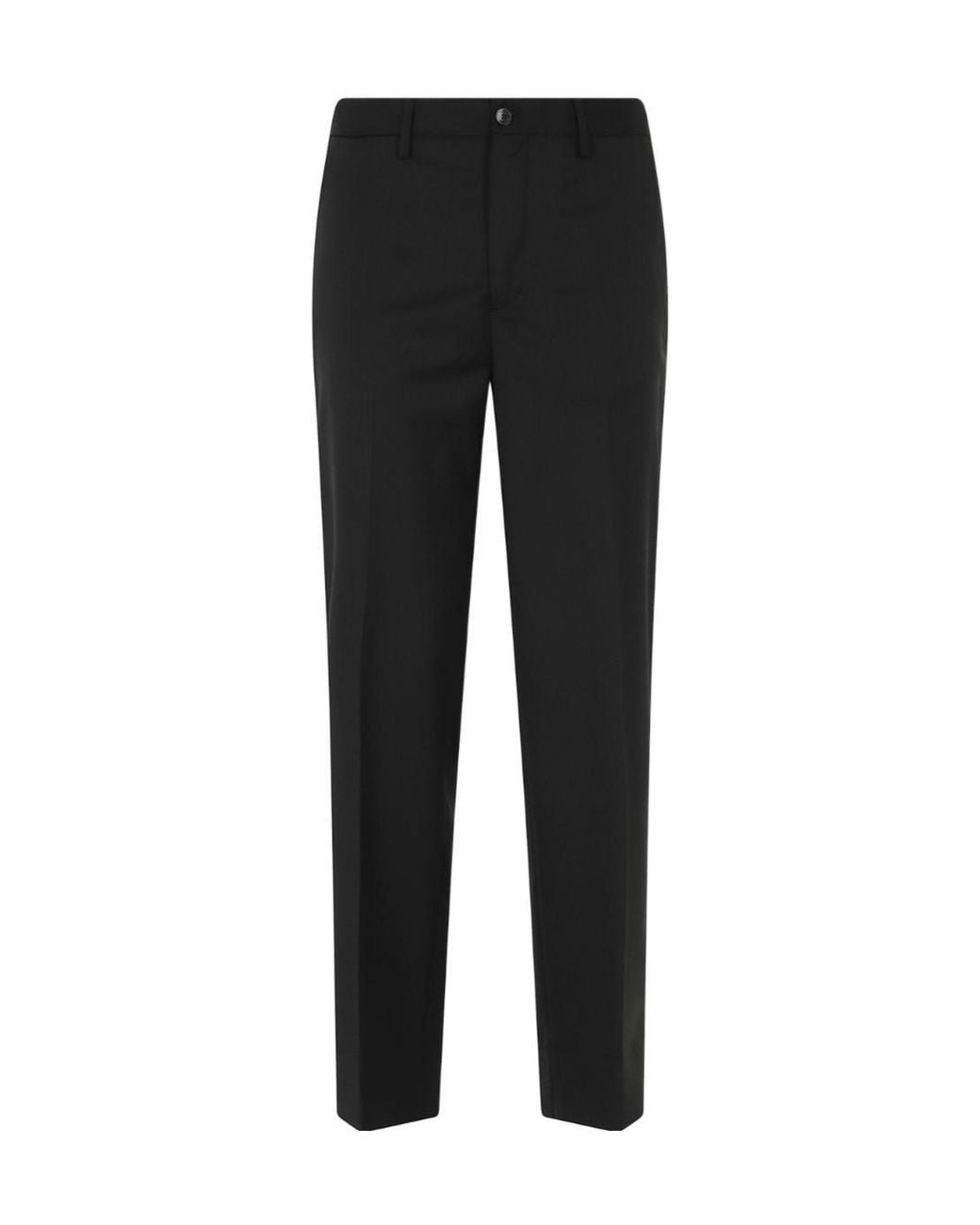 Briglia 1949 Black Pressed-Crease Tailored Trousers