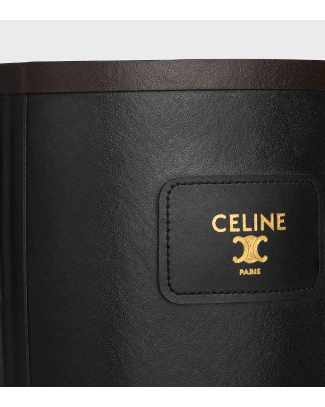 Céline Black Rain Boots