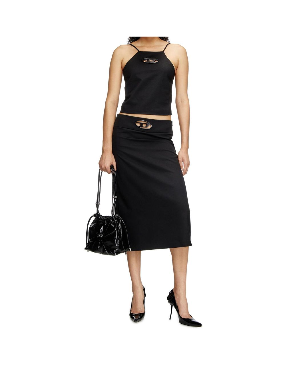 DIESEL Black O-Seus Skirt