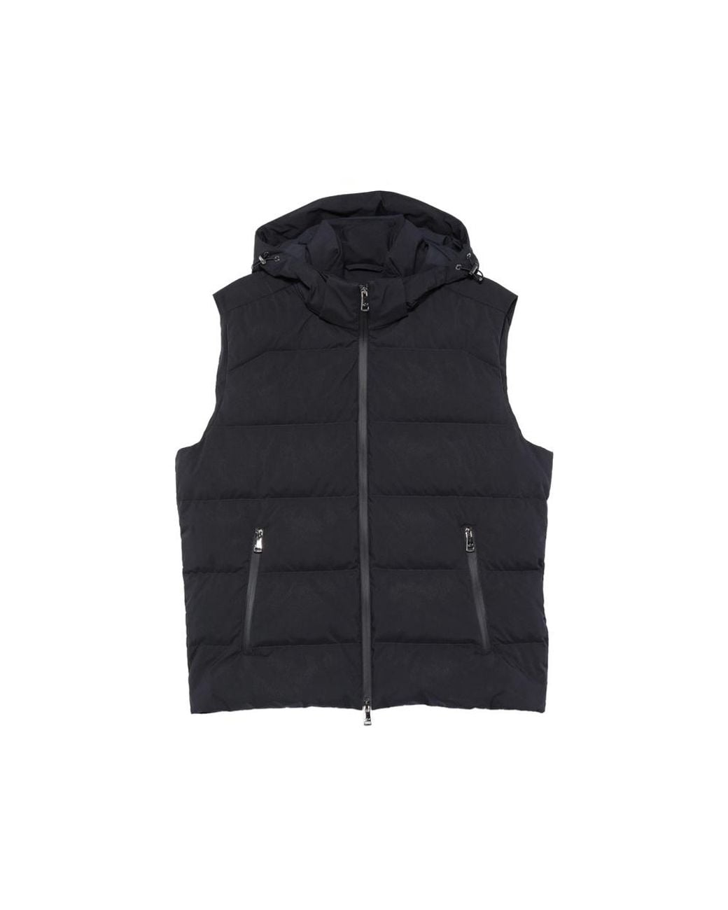 Paul & Shark Blue Hooded Padded Gilet for men