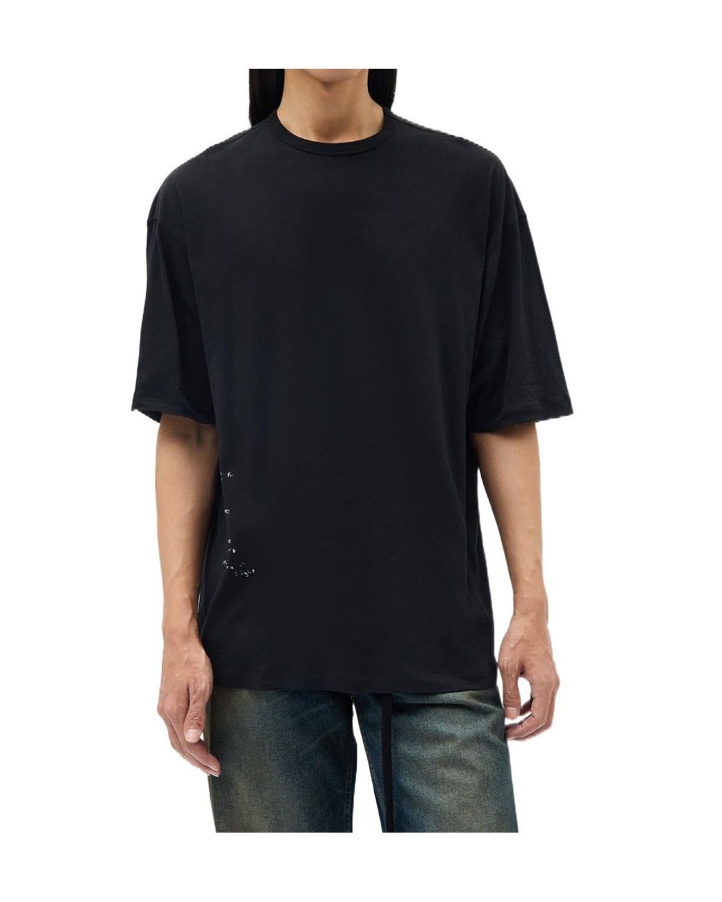 Ann Demeulemeester Black Dieter Graphic-Print T-Shirt for men