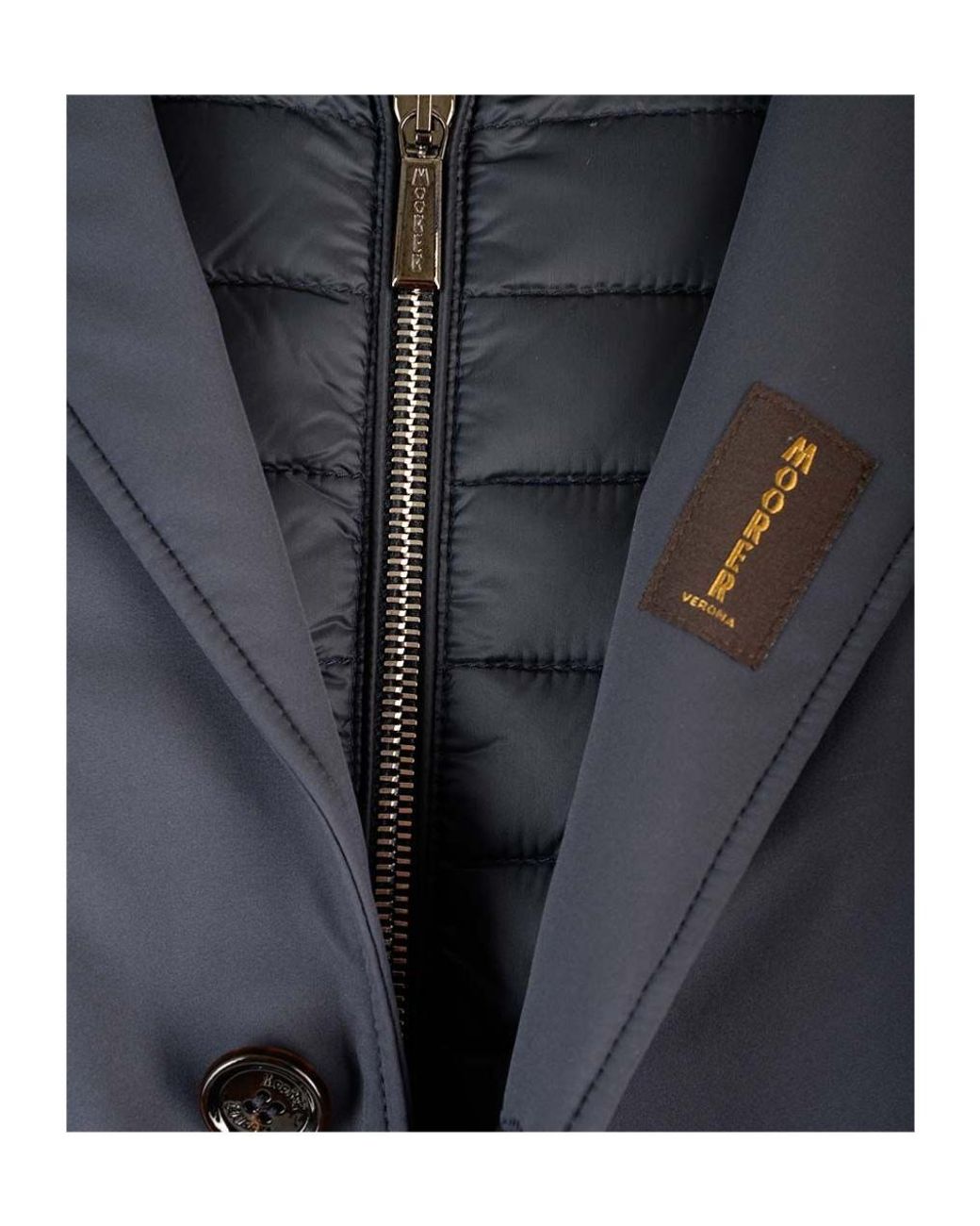 Moorer Blue Redon-Pum Coat for men