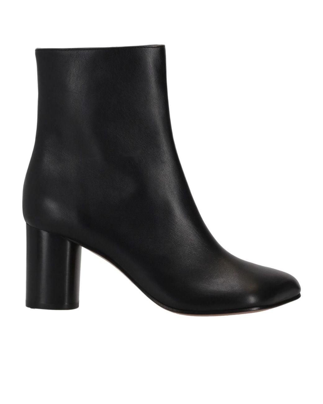 Niccolò Pasqualetti Black Obliqua Leather Ankle Boots