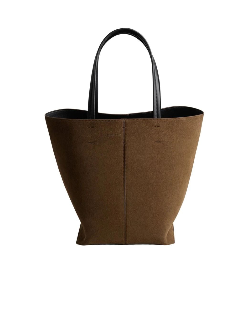 Phoebe Philo Brown Double-Handle Shoulder Bag
