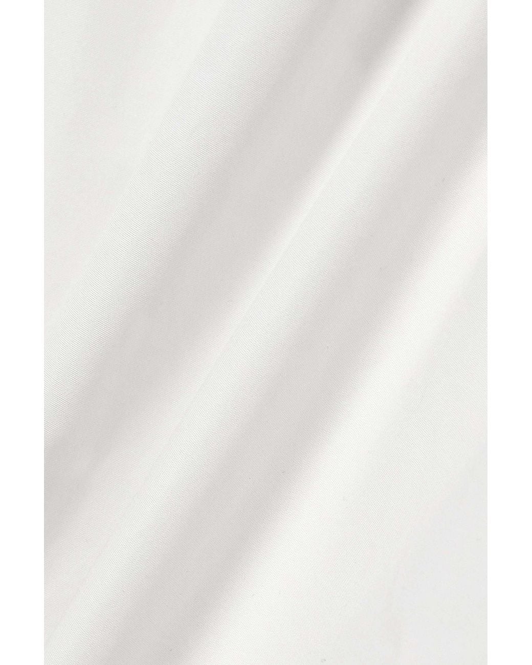 Valentino White Decal Pleated Dress Skirt