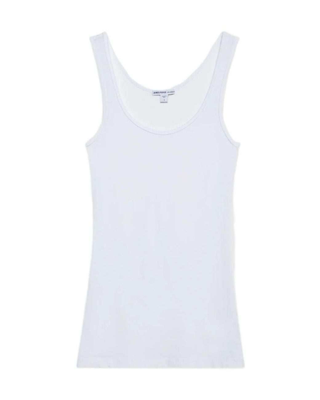 James Perse White Wide Strap Vest