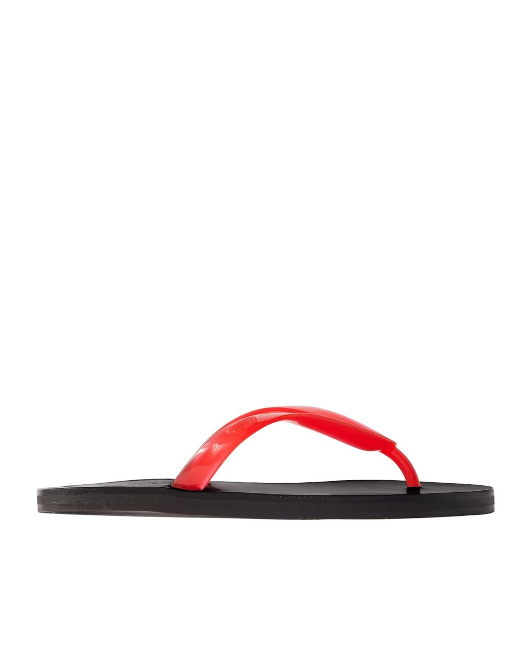 Ancient Greek Sandals Red Jelly Pvc Flip Flops