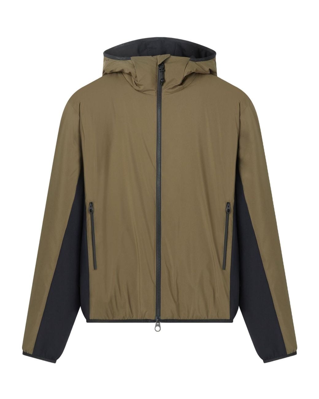 Loro Piana Green Hooded Long-Sleeved Casual Jacket for men