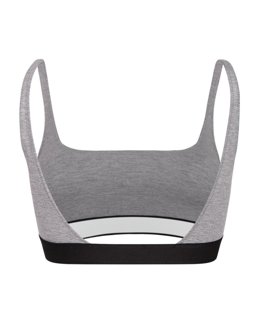 Tom Ford Gray Logo Band Bralette