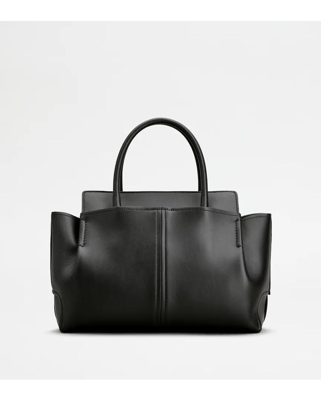 Tod's Black Sac Shopping En Cuir Petit