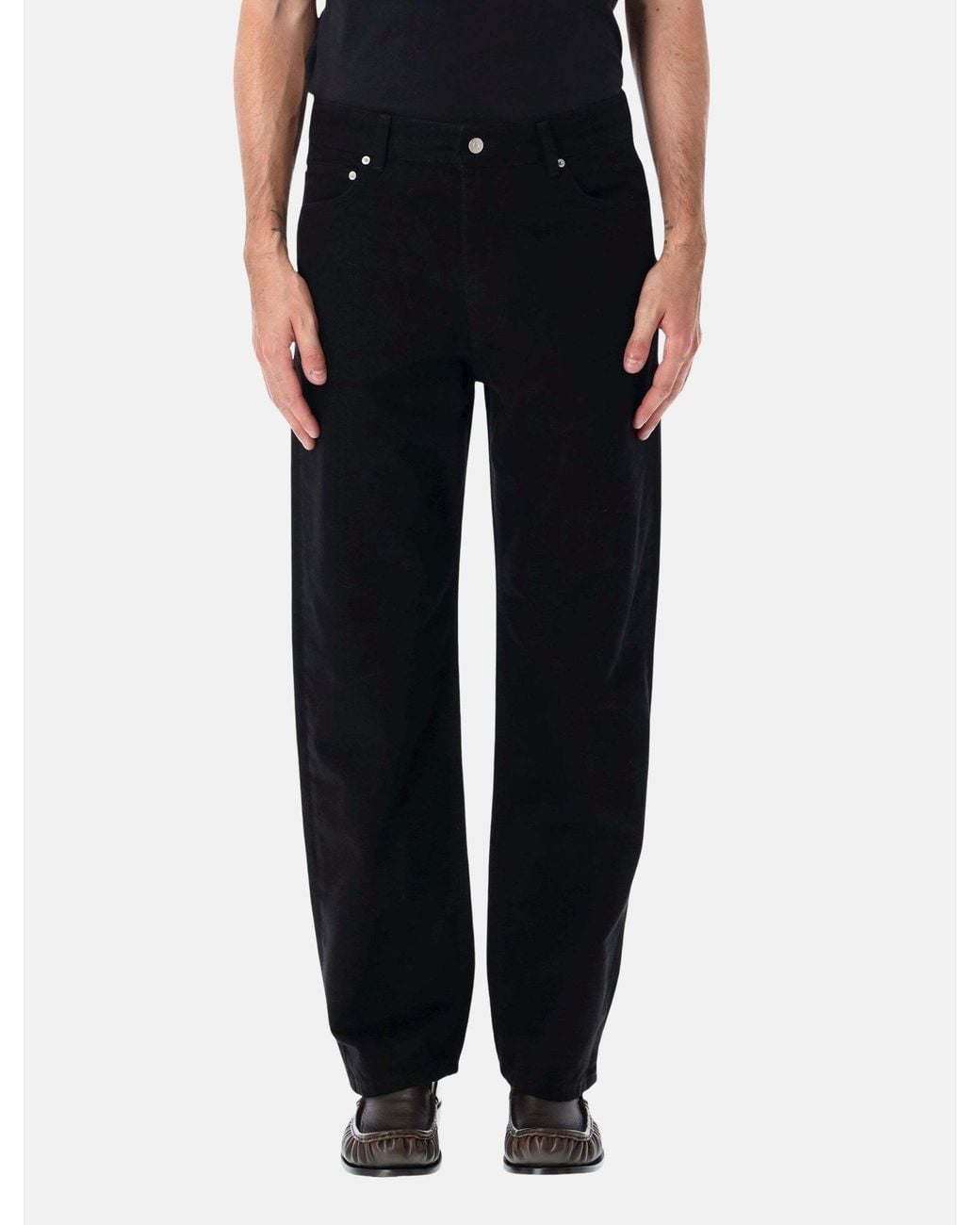 DUNST Black Loose-Fit Jeans for men