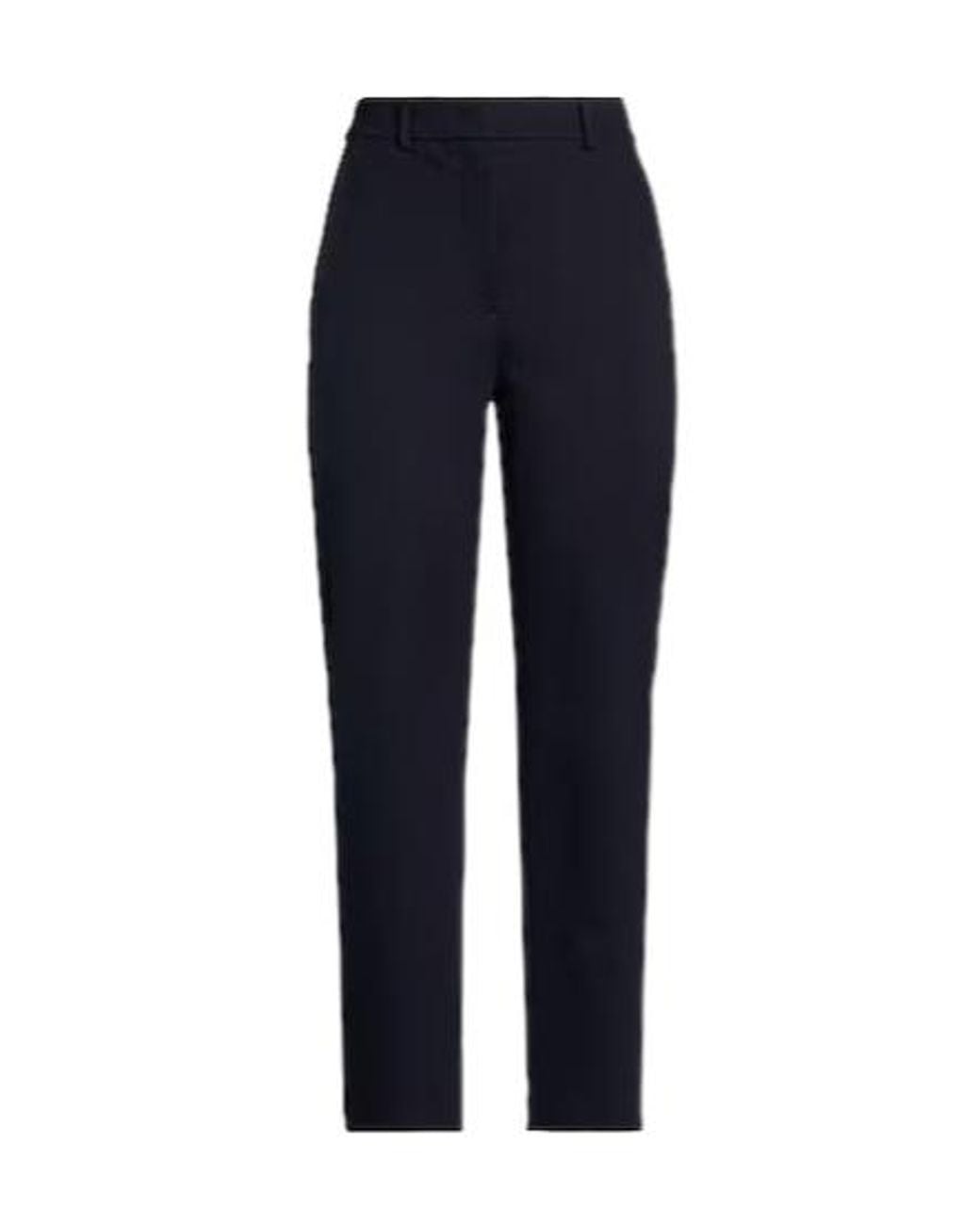 Max Mara Blue Minimalist Tapered Trousers