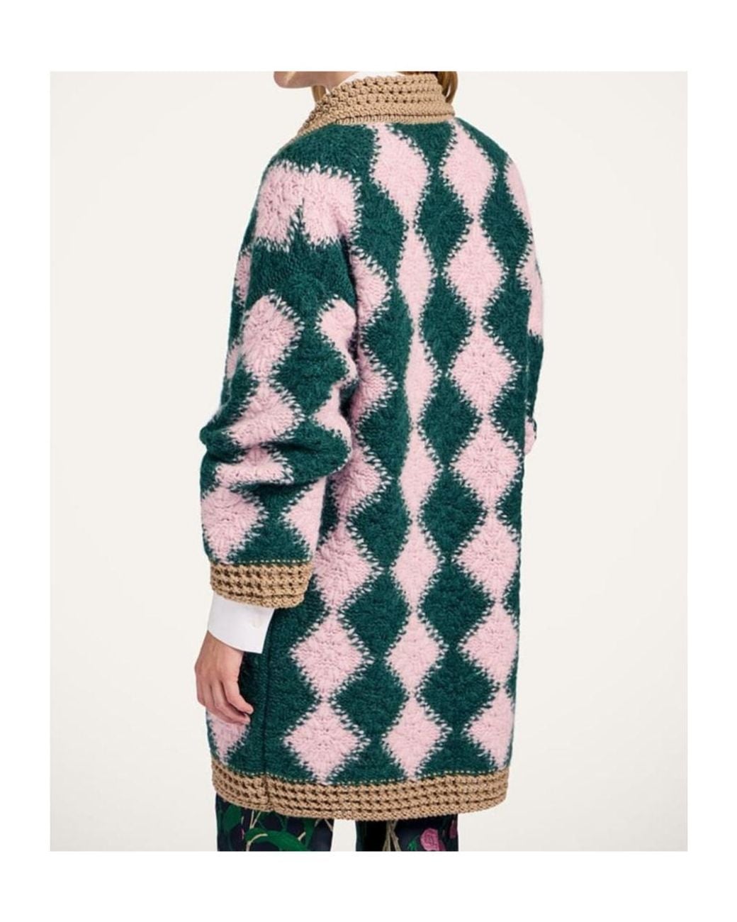 LaDoubleJ Blue La Doublej Crochet Bowling Cardigan