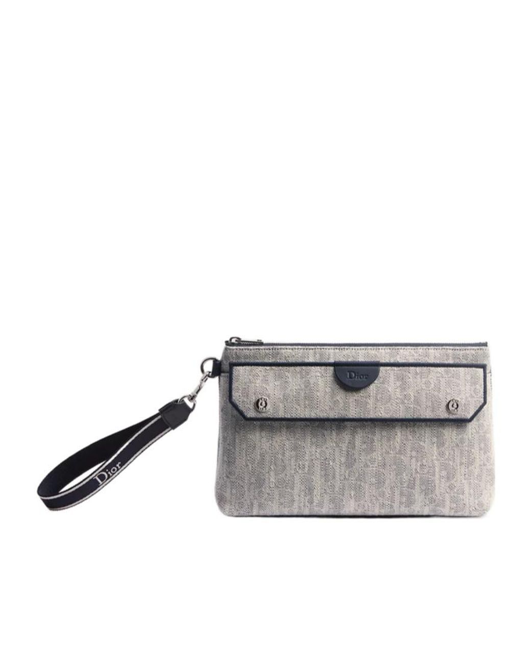 Dior Metallic Iviera Pocket Jett A5 Triangle Pouch for men