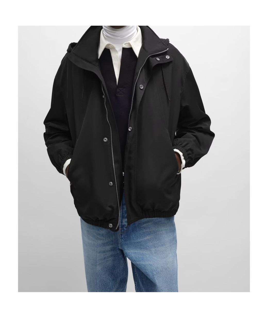 Céline Black Windbreaker for men