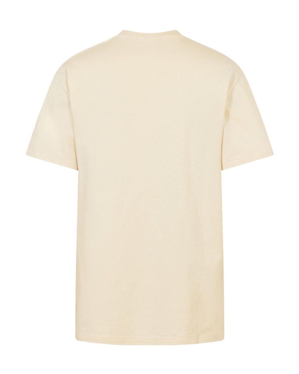 McQueen White Simple Printed T-Shirt for men