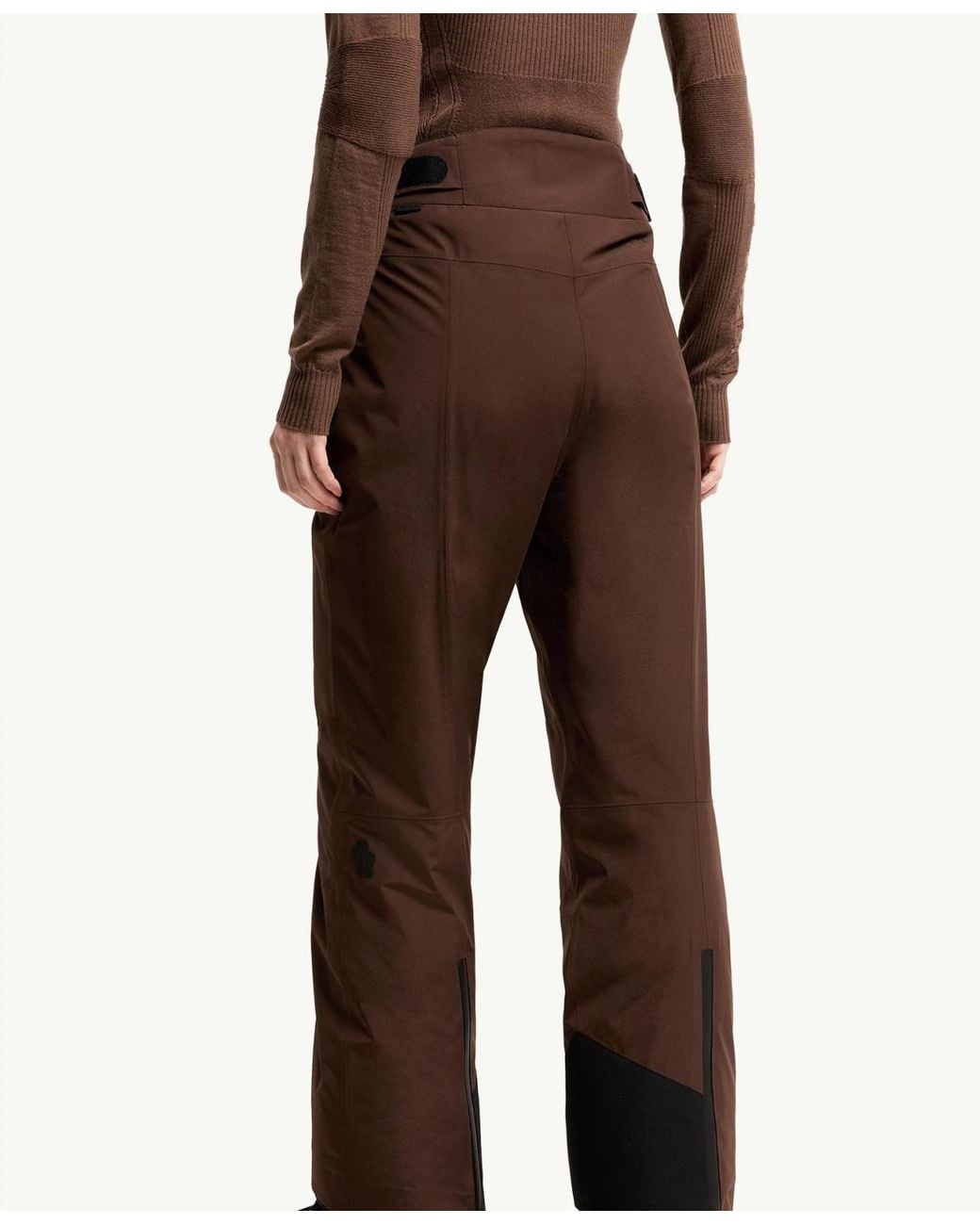 Moncler Brown Goretex Laminate Insulated Ski Pants
