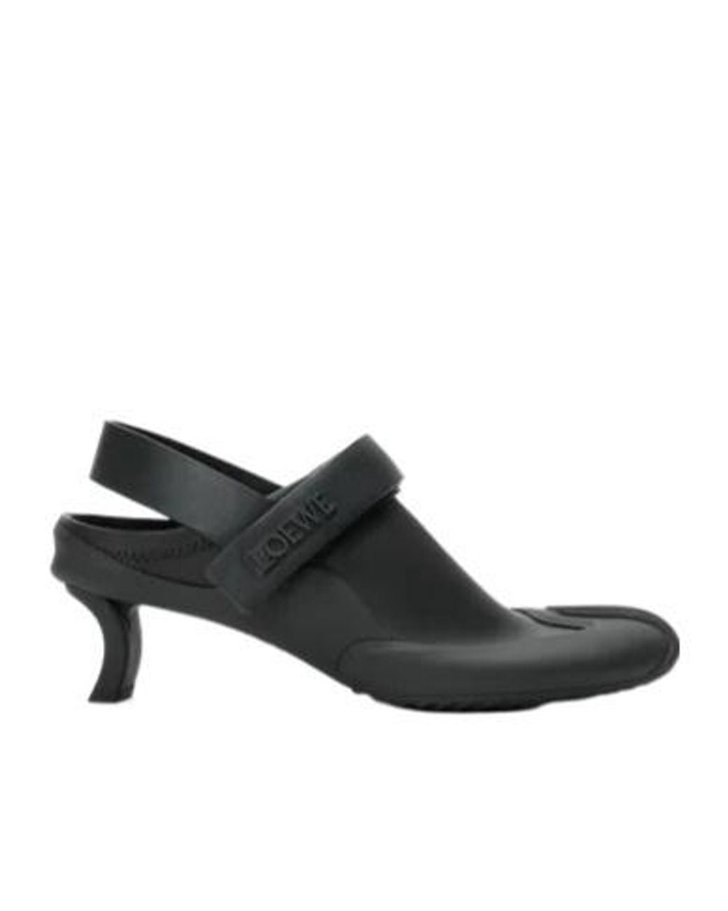 Loewe Black Dive Slingback Pumps