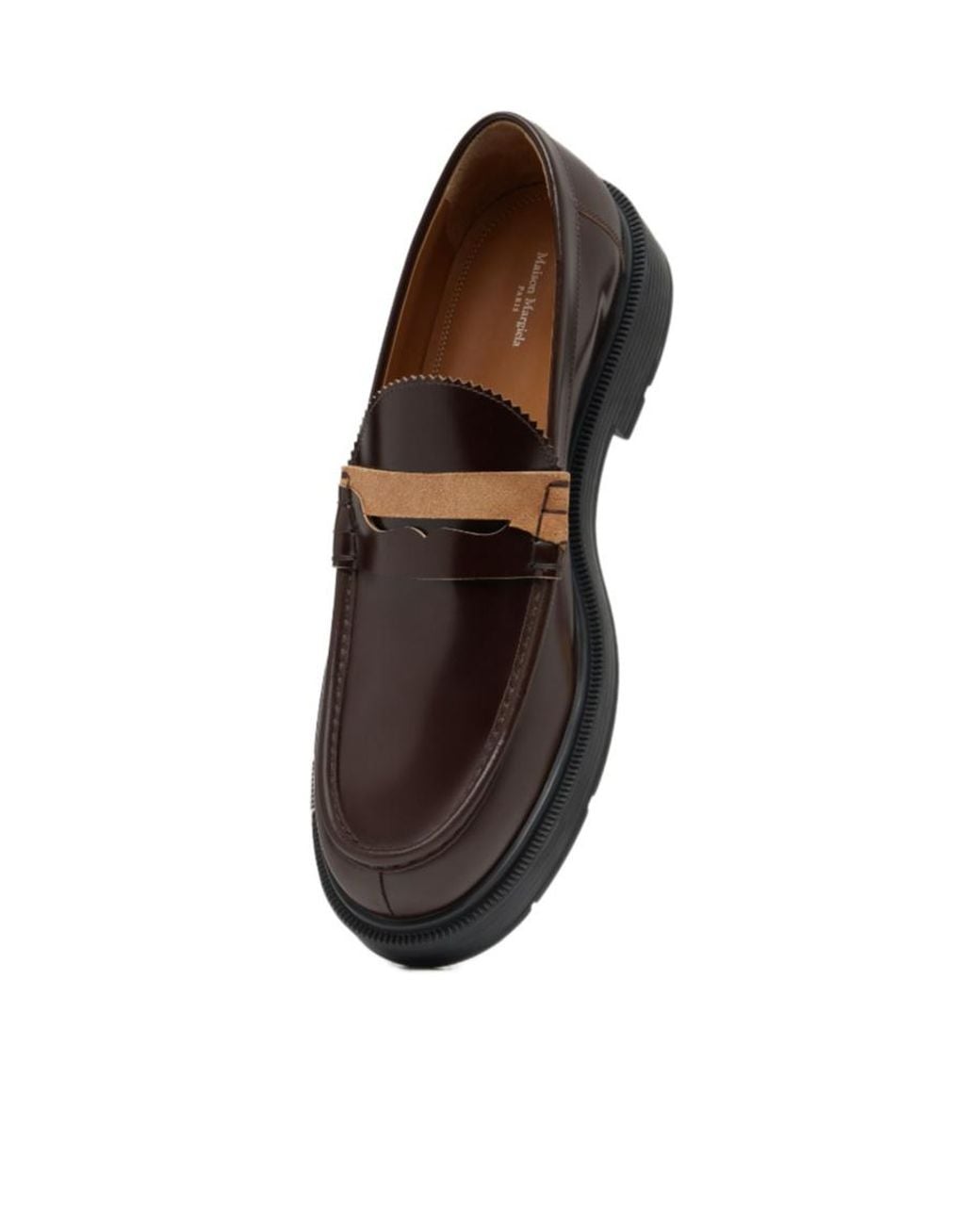 Maison Margiela Black Décortiqué Slip-On Loafers for men