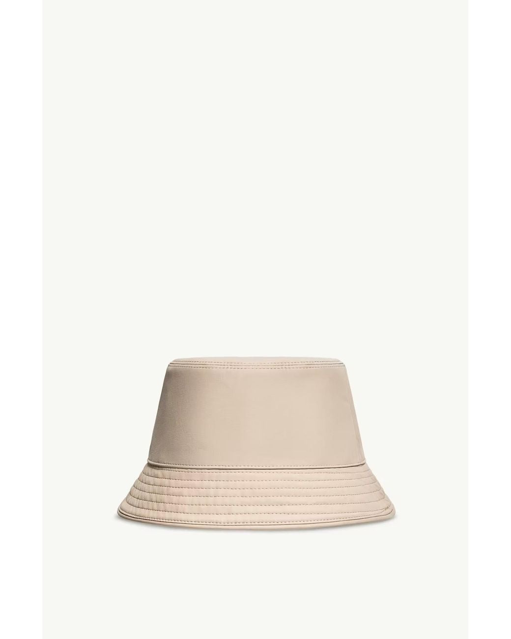 Moncler Natural Logo Patch Bucket Hat for men