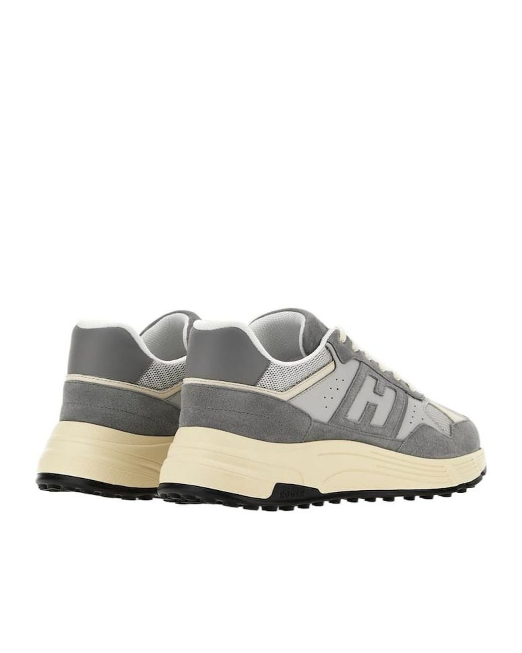 Hogan Gray Hyperlight Side H Detailed Sneakers for men