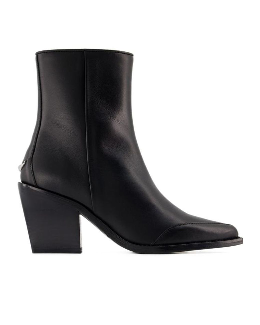 Zadig & Voltaire Black Pointed Short Boots