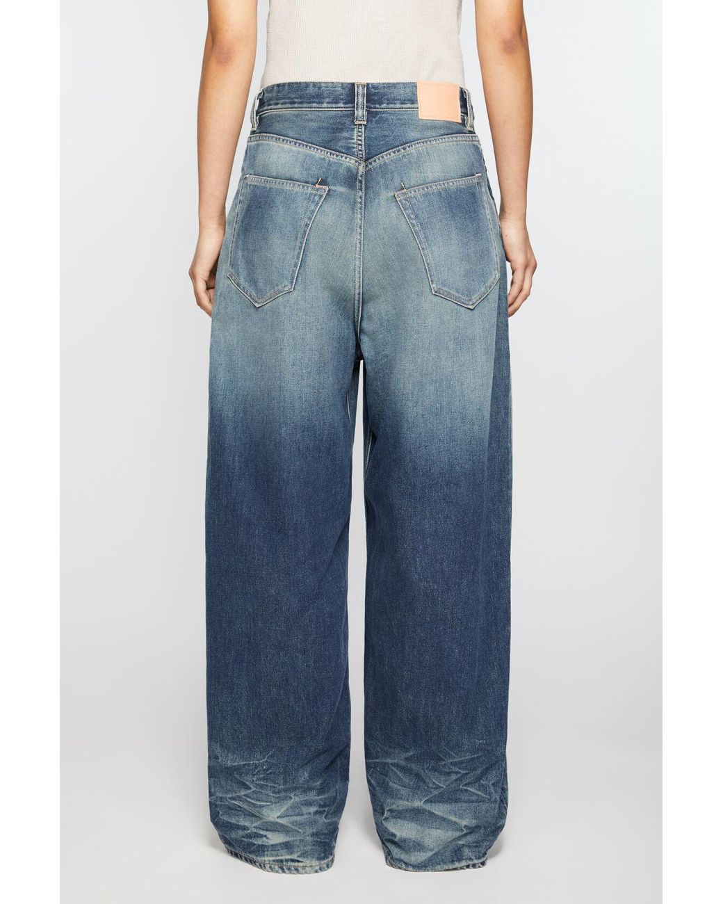 Acne Blue Super Baggy Jeans