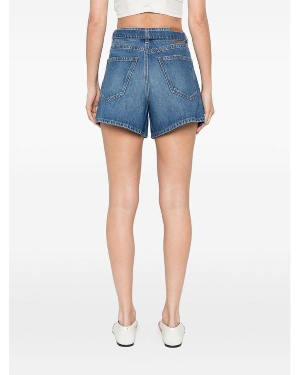 Sportmax Blue Spxfiesta Denim Shorts