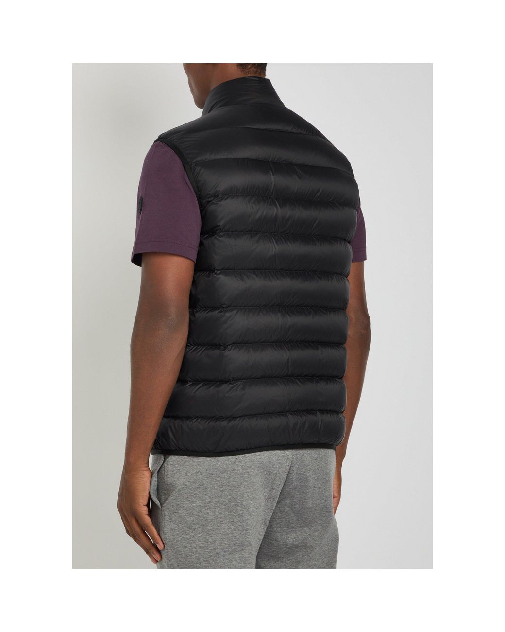 Moncler Black Lightweight Warm Jacket for men