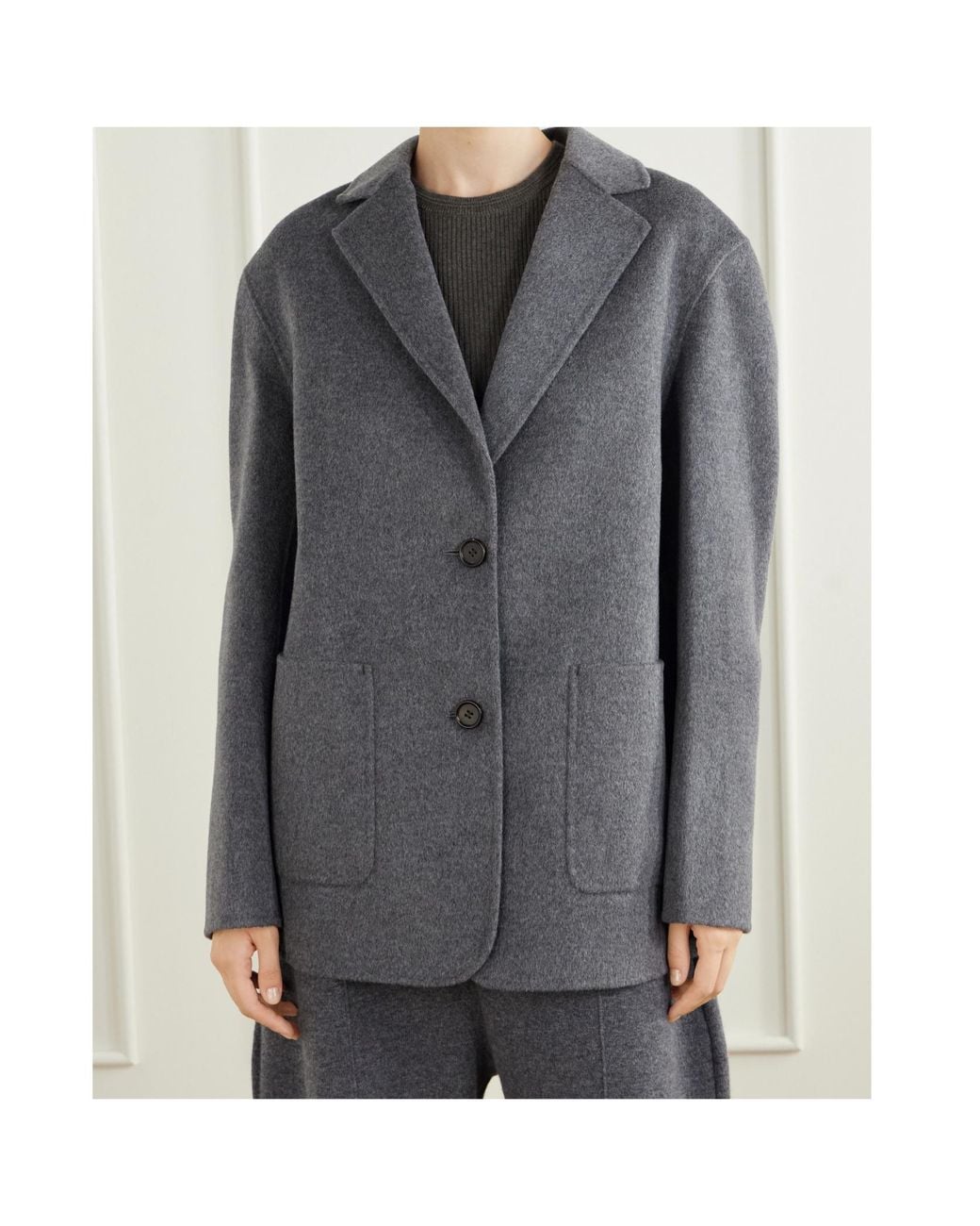 Lisa Yang Gray Doublé Blazer