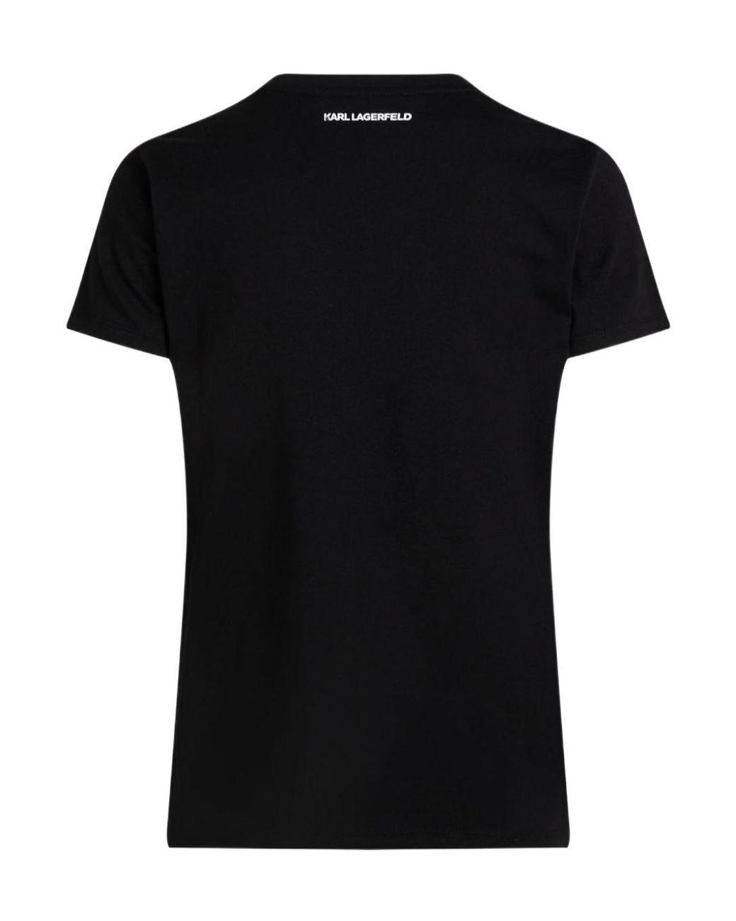 Karl Lagerfeld Black Ikon Choupette T-Shirt