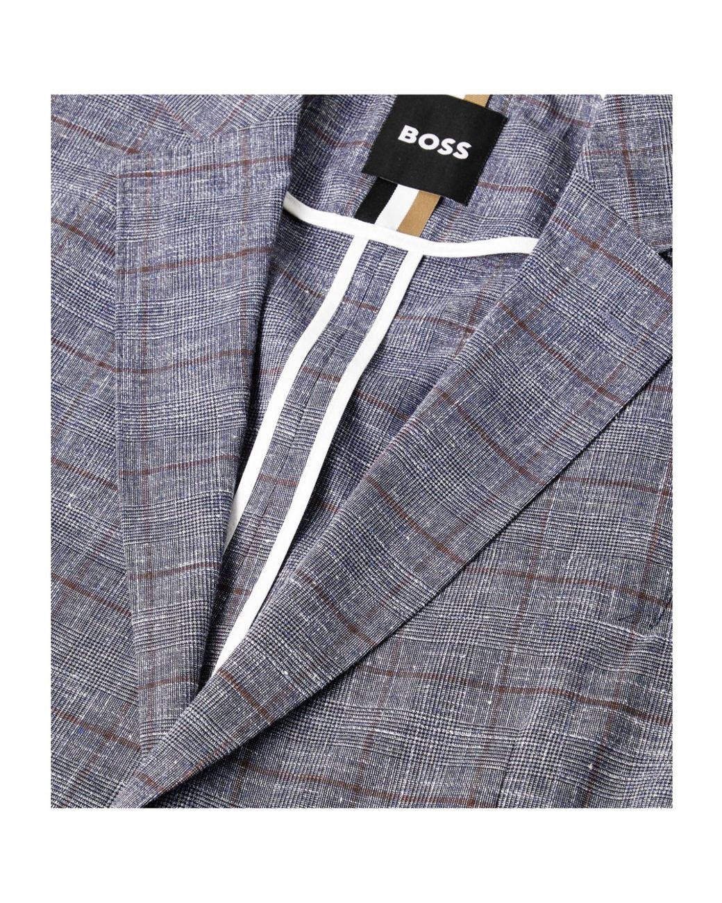 Boss Blue Suit Jacket for men