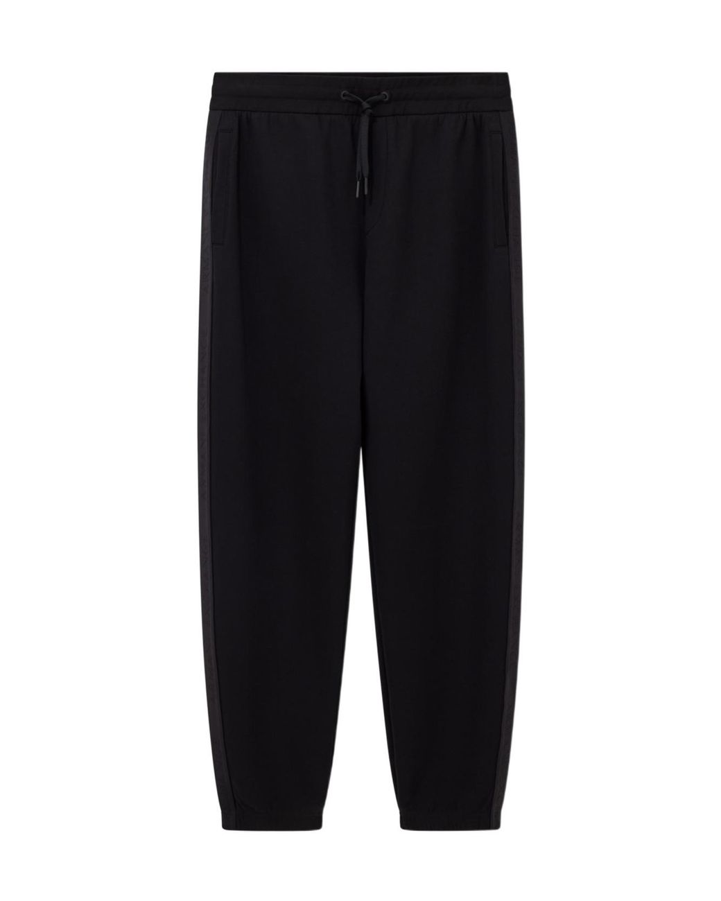ARMANI EXCHANGE Black Drawstring-Fastening Track Pants for men