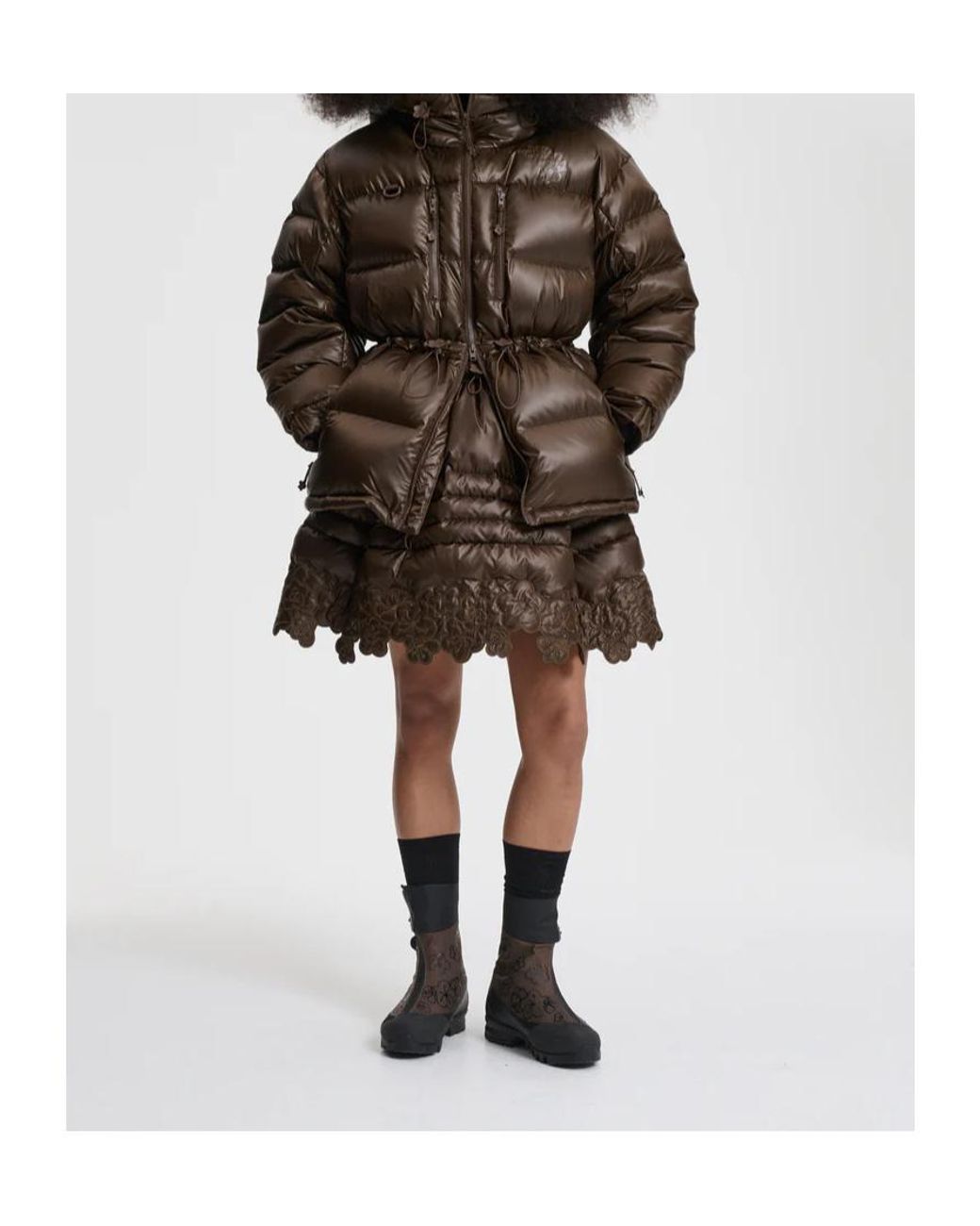 CECILIE BAHNSEN Multicolor X The North Face Zip Padded Coat