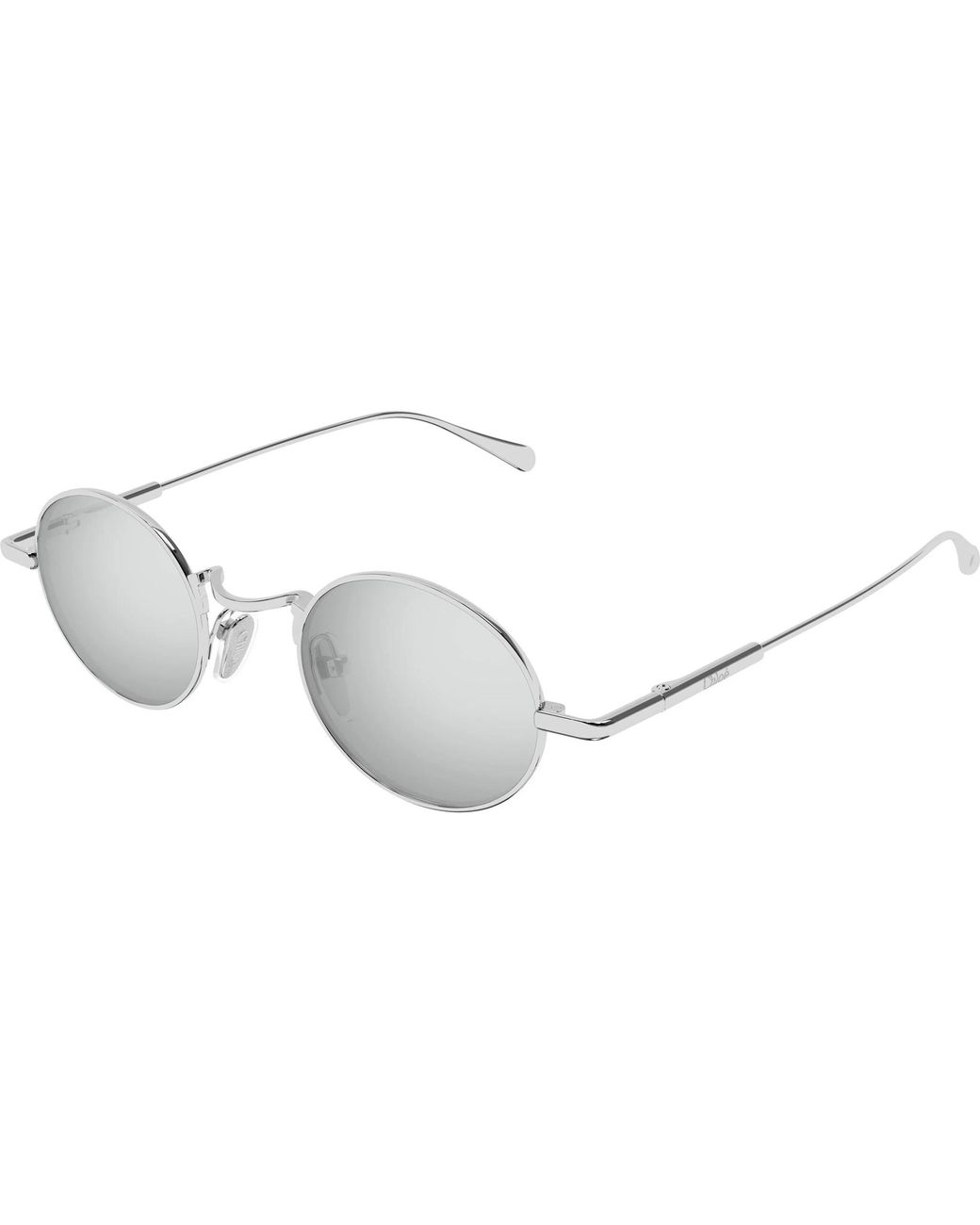 Chloé White Chloé Eyewear Round Frame Sunglasses