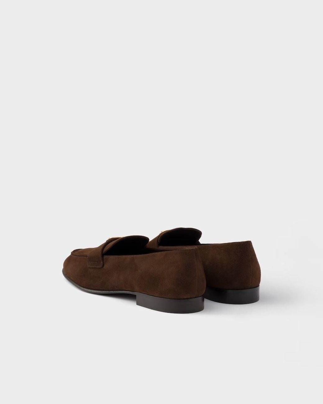 Prada Brown Suede Loafers