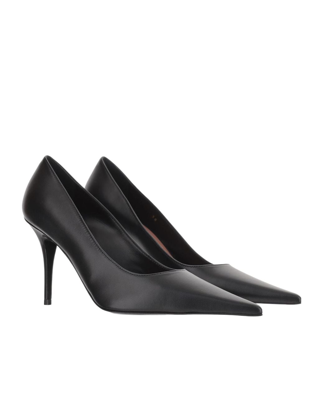 AMINA MUADDI Black Pointed High Heels