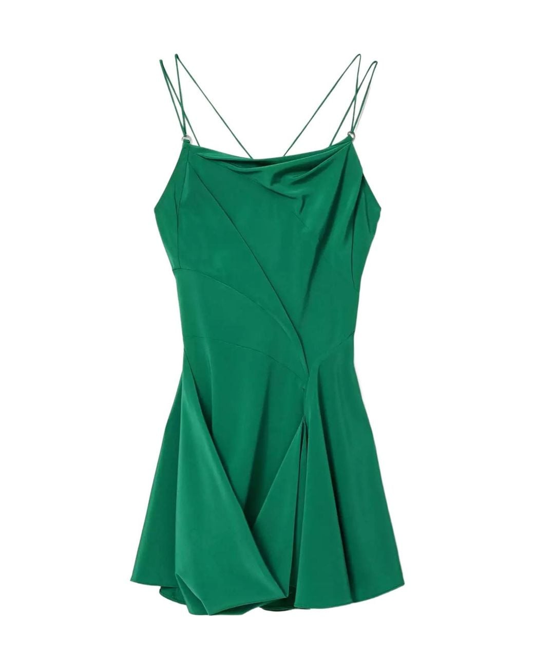AllSaints Green Suspender Dress
