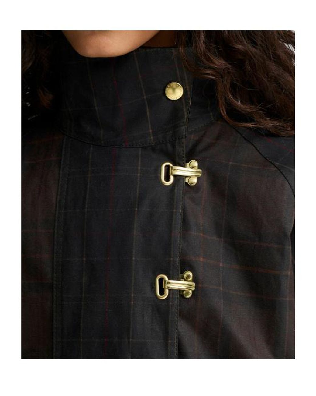 Barbour Black Checked Jacket