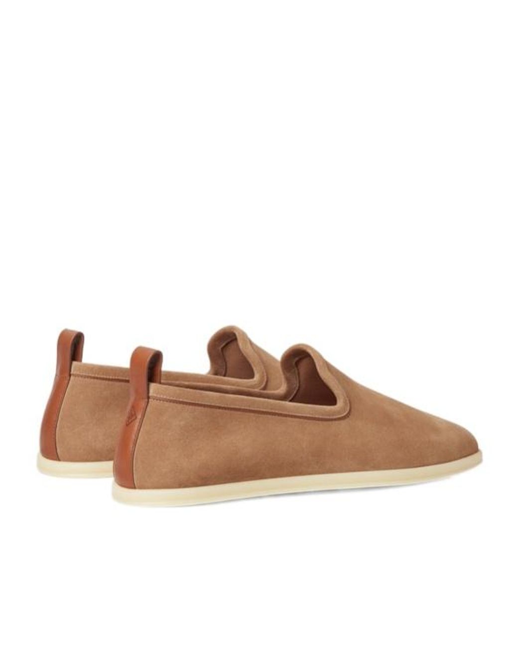 Loro Piana Brown Venice Pull-Tab Loafers for men