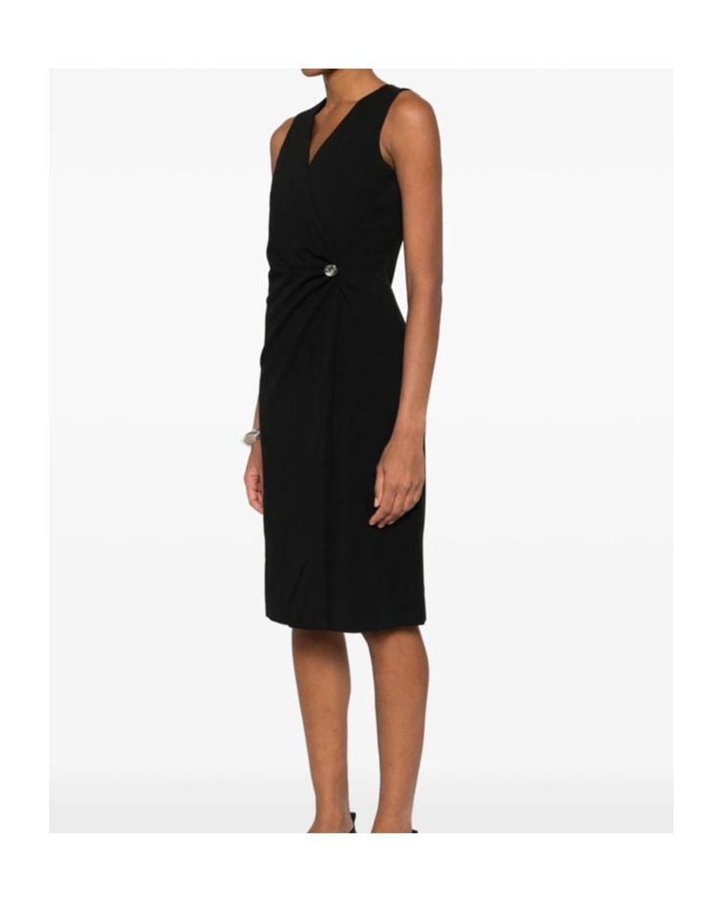 Calvin Klein Black Straight Cut Dress