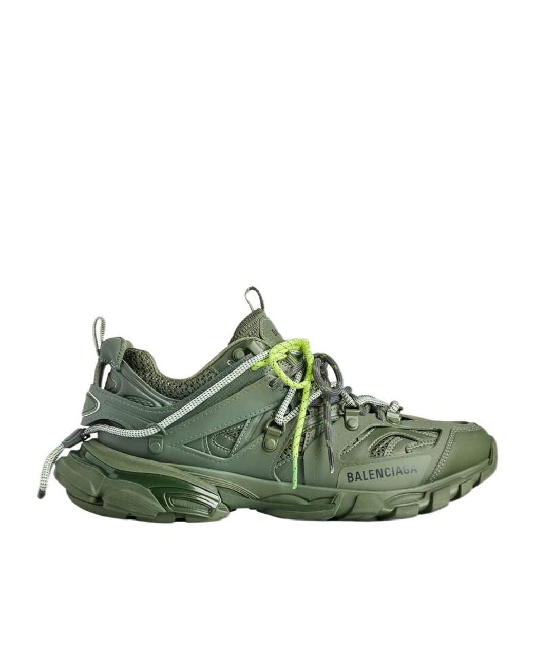 Balenciaga Green Track Trail Laces Sneaker for men