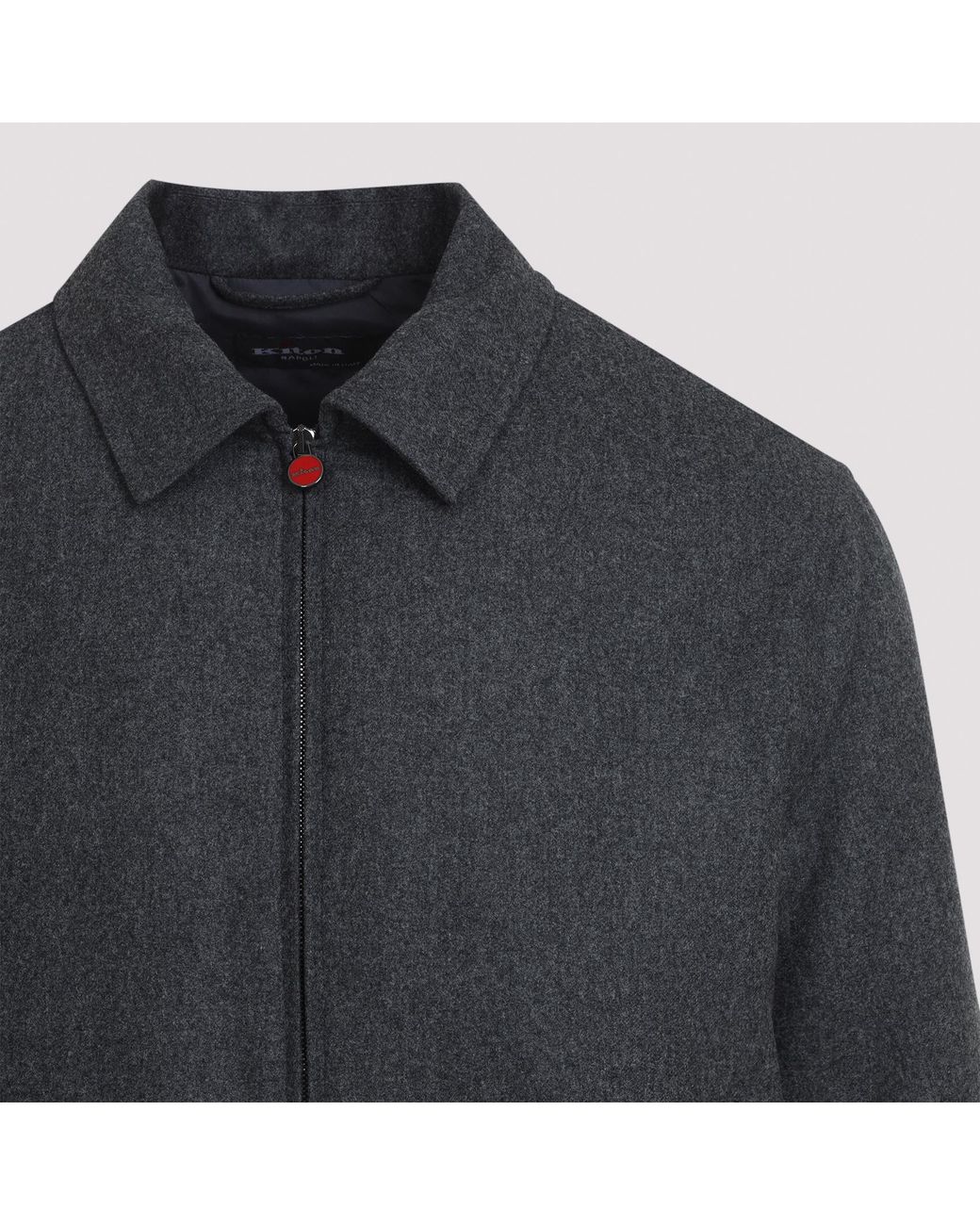 Kiton Blue Bomber Jacket for men