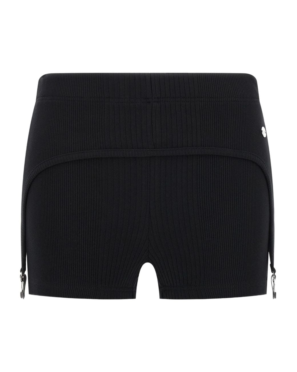 Jean Paul Gaultier Black Ribbed Shorts