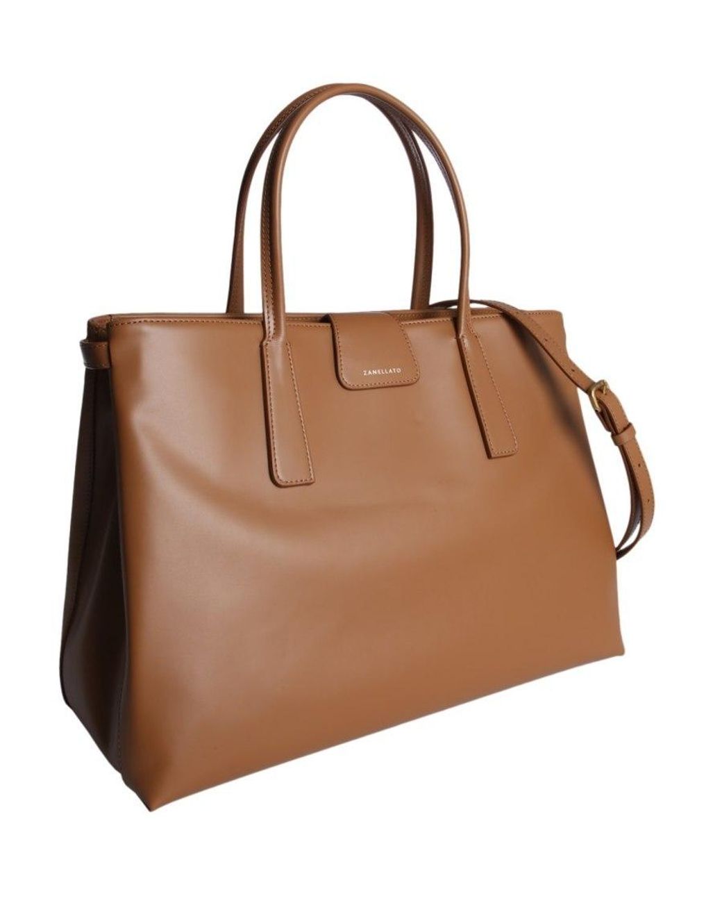 Zanellato Brown Duo Metropolitan Linea Handbag