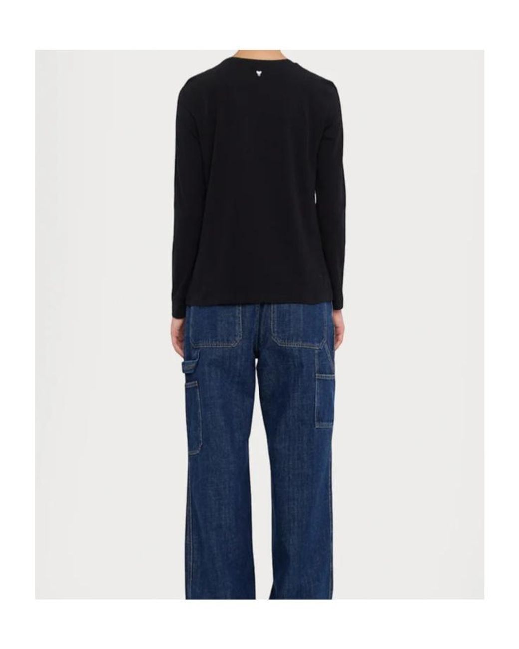 Weekend by Maxmara Black Long-Sleeved T-Shirt