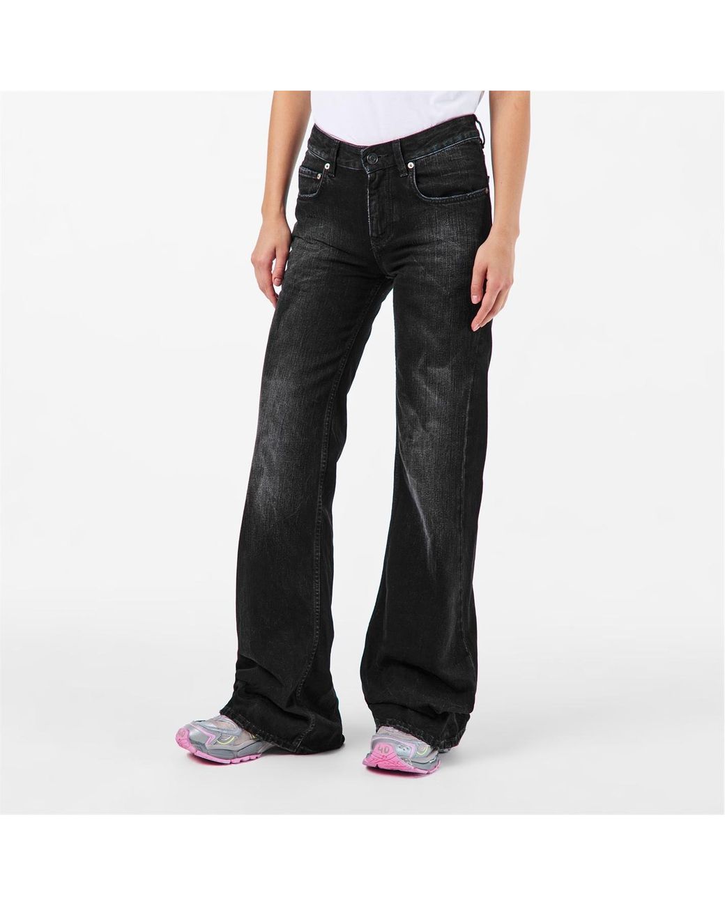 Balenciaga Gray Wide Leg Trousers