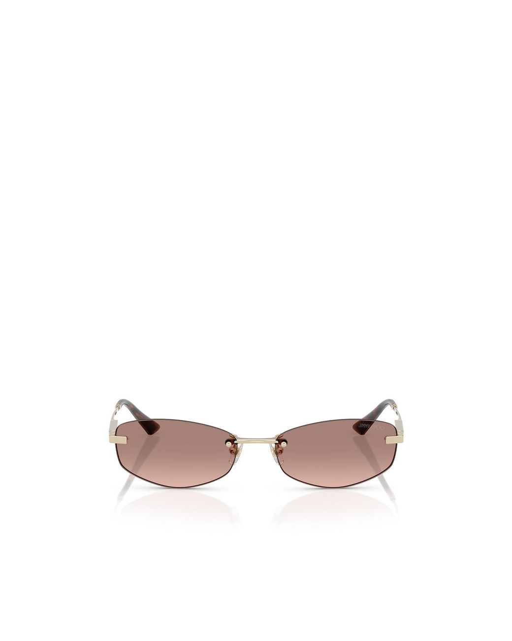 Jimmy Choo Pink Eyewear Frameless Sunglasses